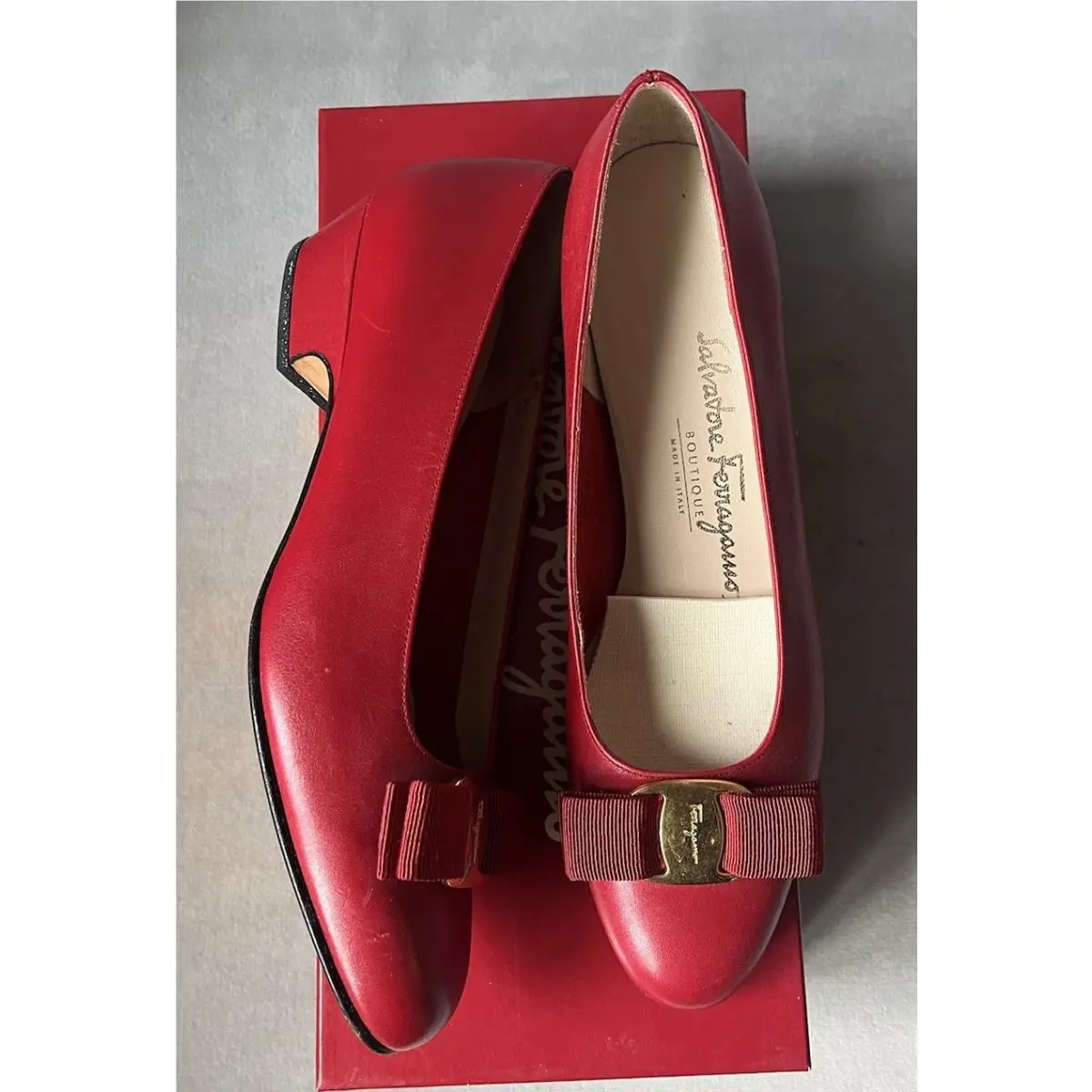 Salvatore Ferragamo shoes - Salvatore Ferragamo Vara - Vara - Red 0
