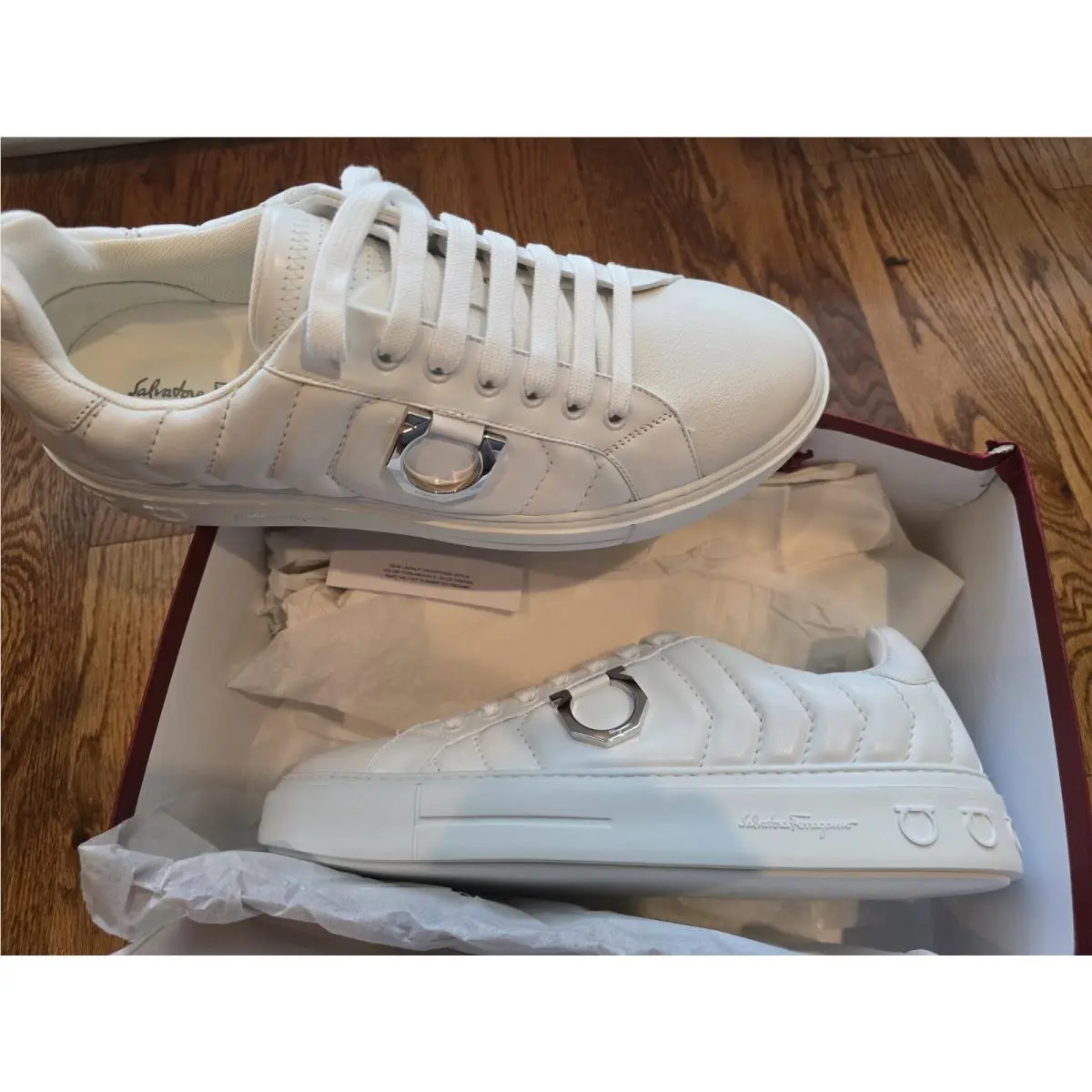 Salvatore Ferragamo shoes - Salvatore Ferragamo Laky - Laky - White 4