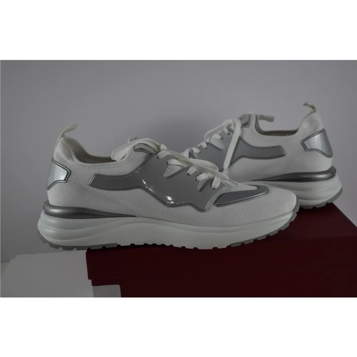 Salvatore Ferragamo shoes - Pocket 1 - Pocket - White&silver 9
