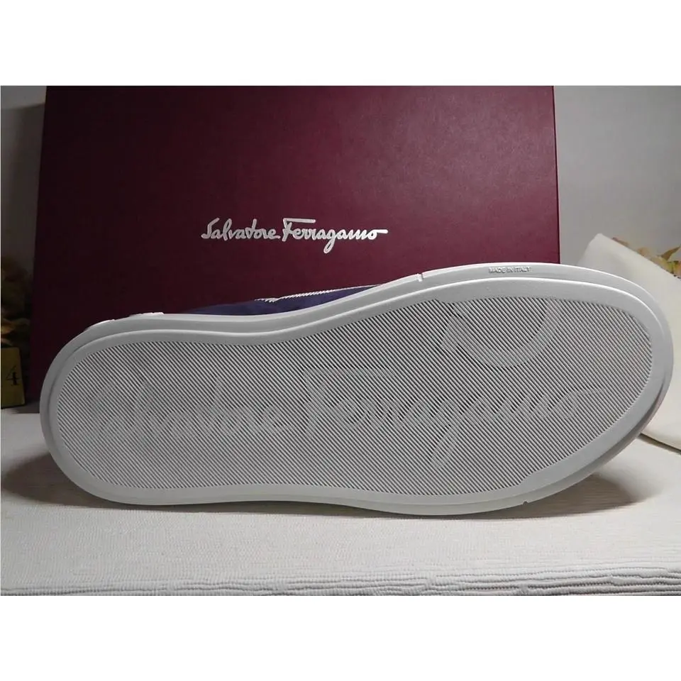 Salvatore Ferragamo shoes - Salvatore Ferragamo BORG 5 - BORG - Blue/White/Red 5