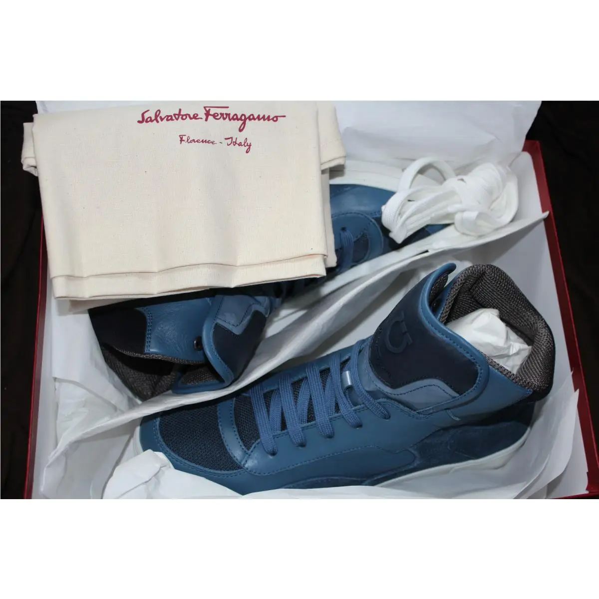 Salvatore Ferragamo shoes - SALVATORE FERRAGAMO ROBERT - ROBERT - dutch blue 1