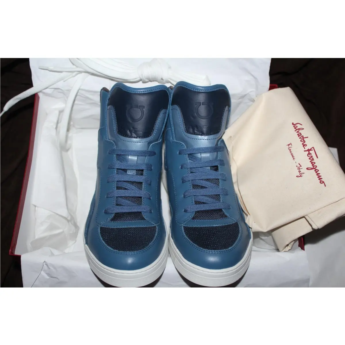 Salvatore Ferragamo shoes - SALVATORE FERRAGAMO ROBERT - ROBERT - dutch blue 7