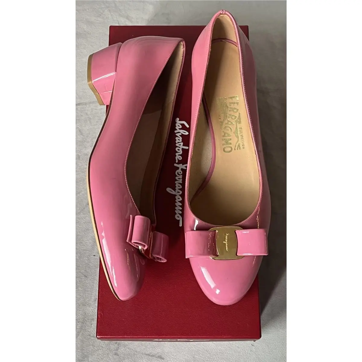Salvatore Ferragamo shoes - Salvatore Ferragamo Vara - Vara - Pink 0