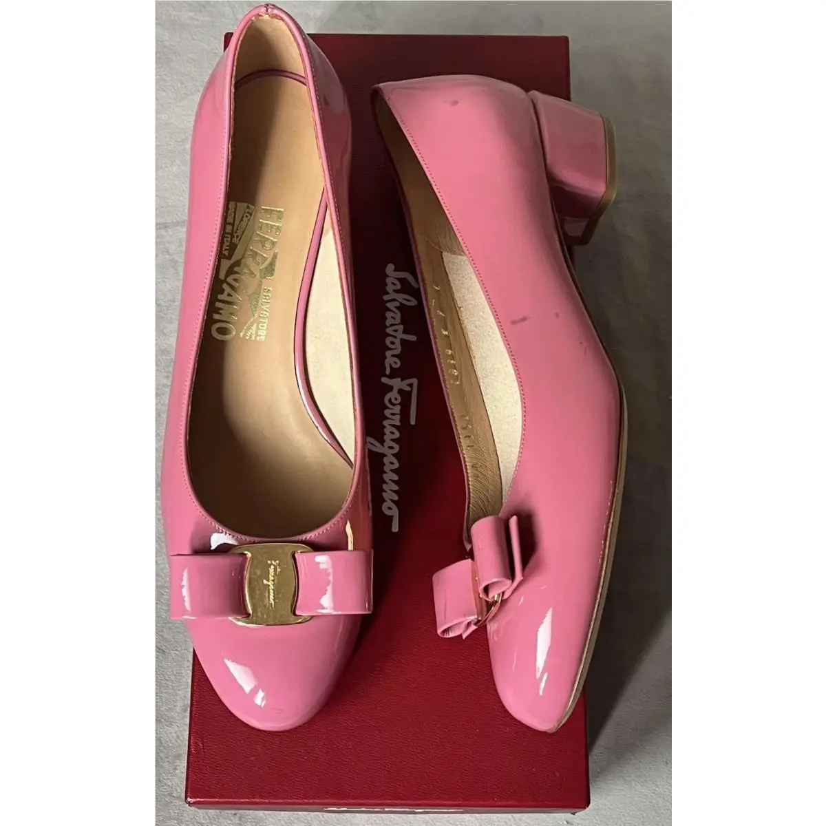 Salvatore Ferragamo shoes - Salvatore Ferragamo Vara - Vara - Pink 1