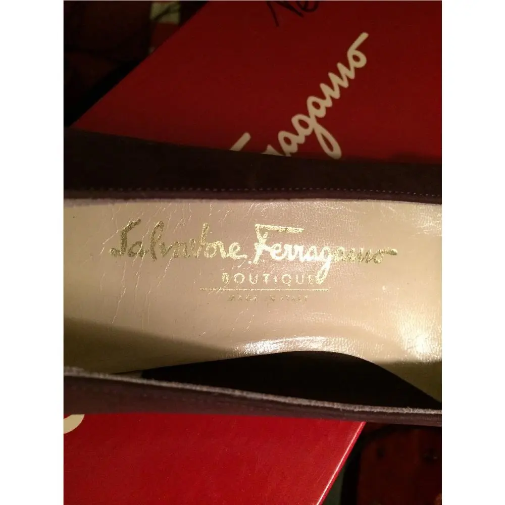 Salvatore Ferragamo shoes - Salvatore Ferragamo Vara - Vara - Plum Burgundy Purple 9