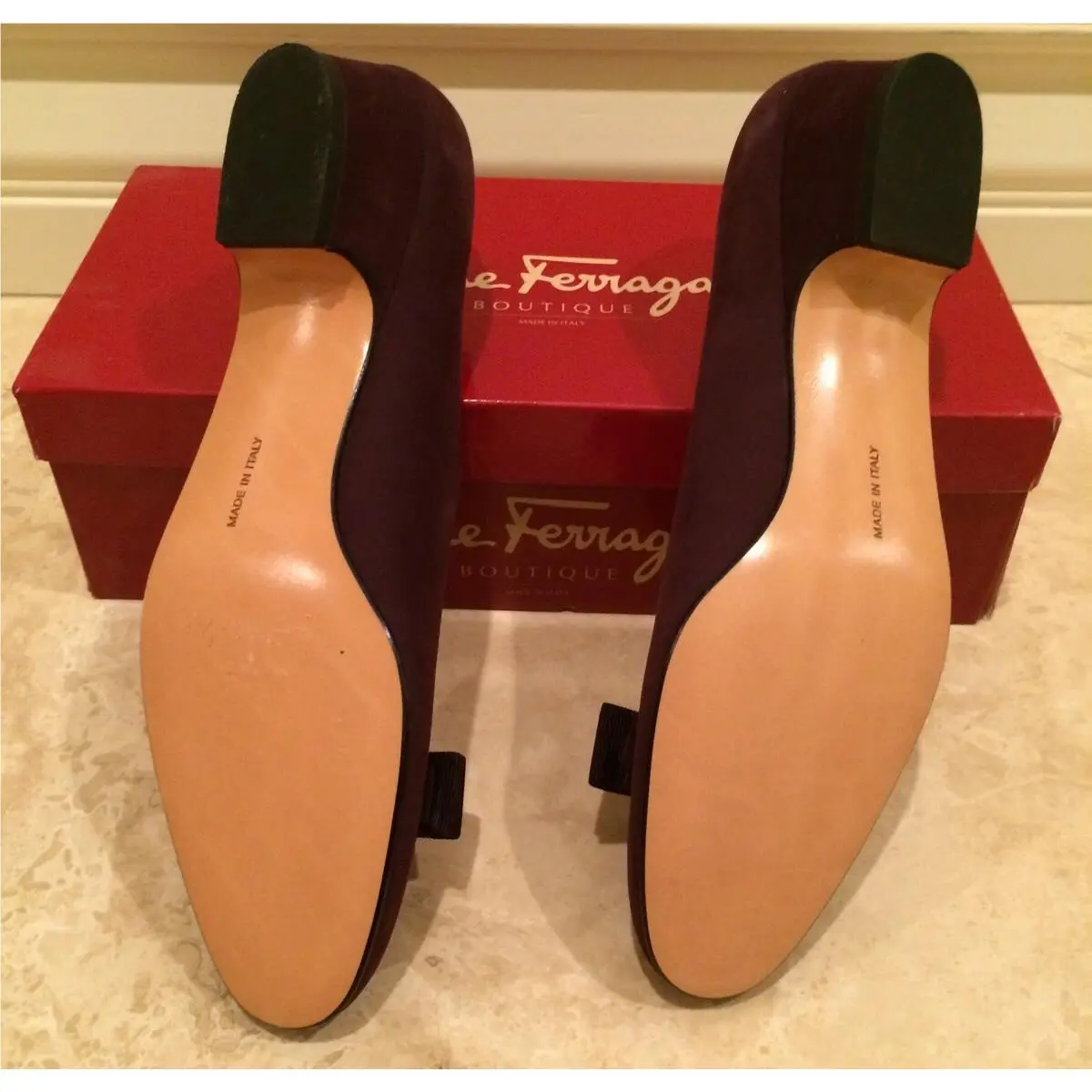 Salvatore Ferragamo shoes - Salvatore Ferragamo Vara - Vara - Plum Burgundy Purple 1