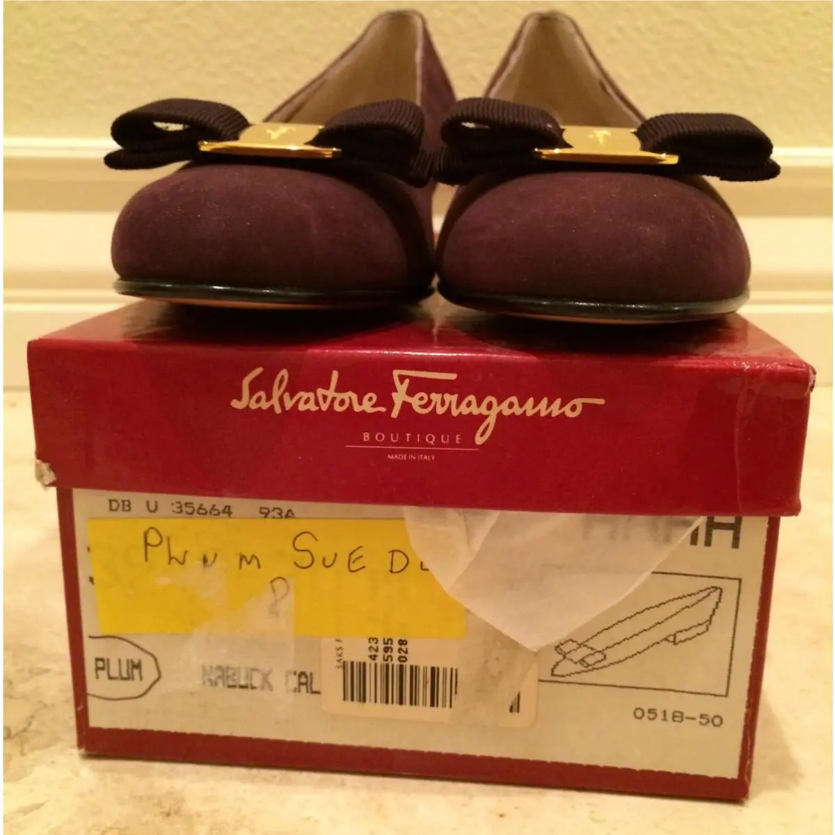 Salvatore Ferragamo shoes - Salvatore Ferragamo Vara - Vara - Plum Burgundy Purple 4