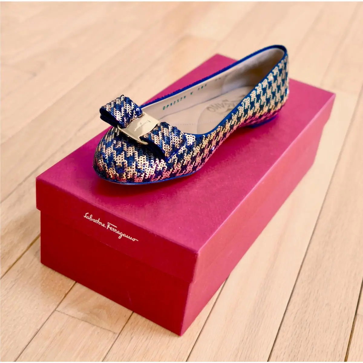 Salvatore Ferragamo shoes - Gold & Black 7