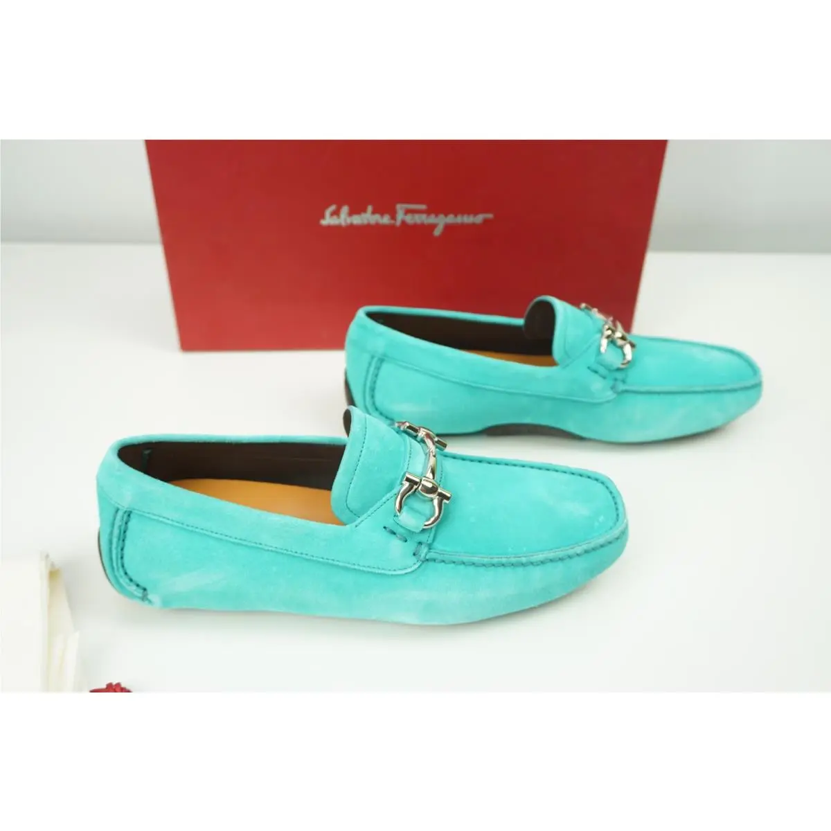 Salvatore Ferragamo shoes - teal 1