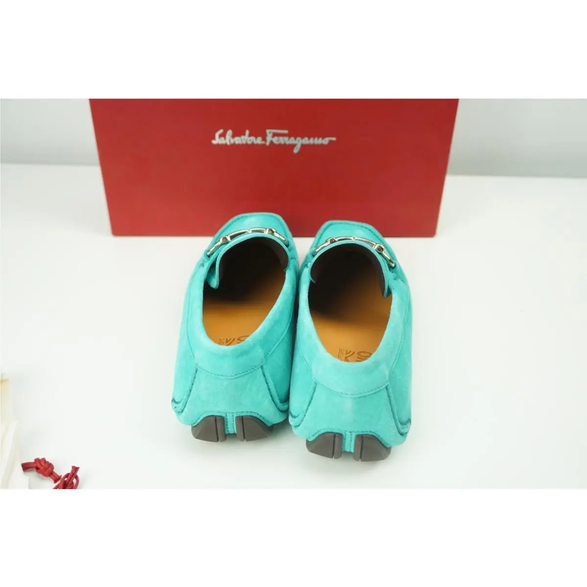 Salvatore Ferragamo shoes - teal 2