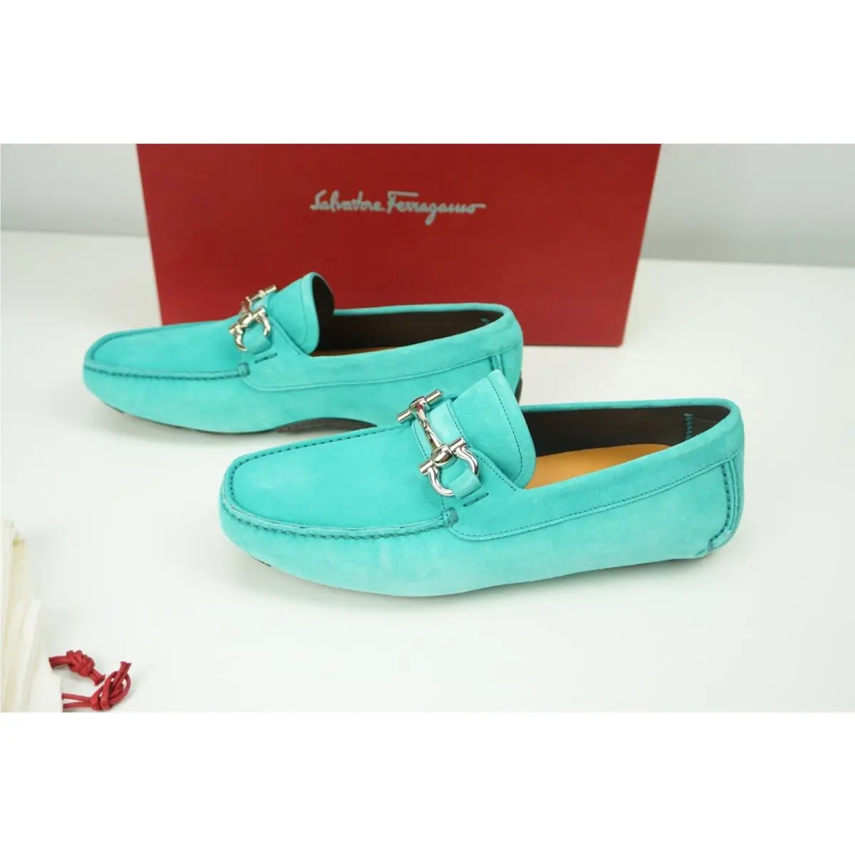 Salvatore Ferragamo shoes - teal 3