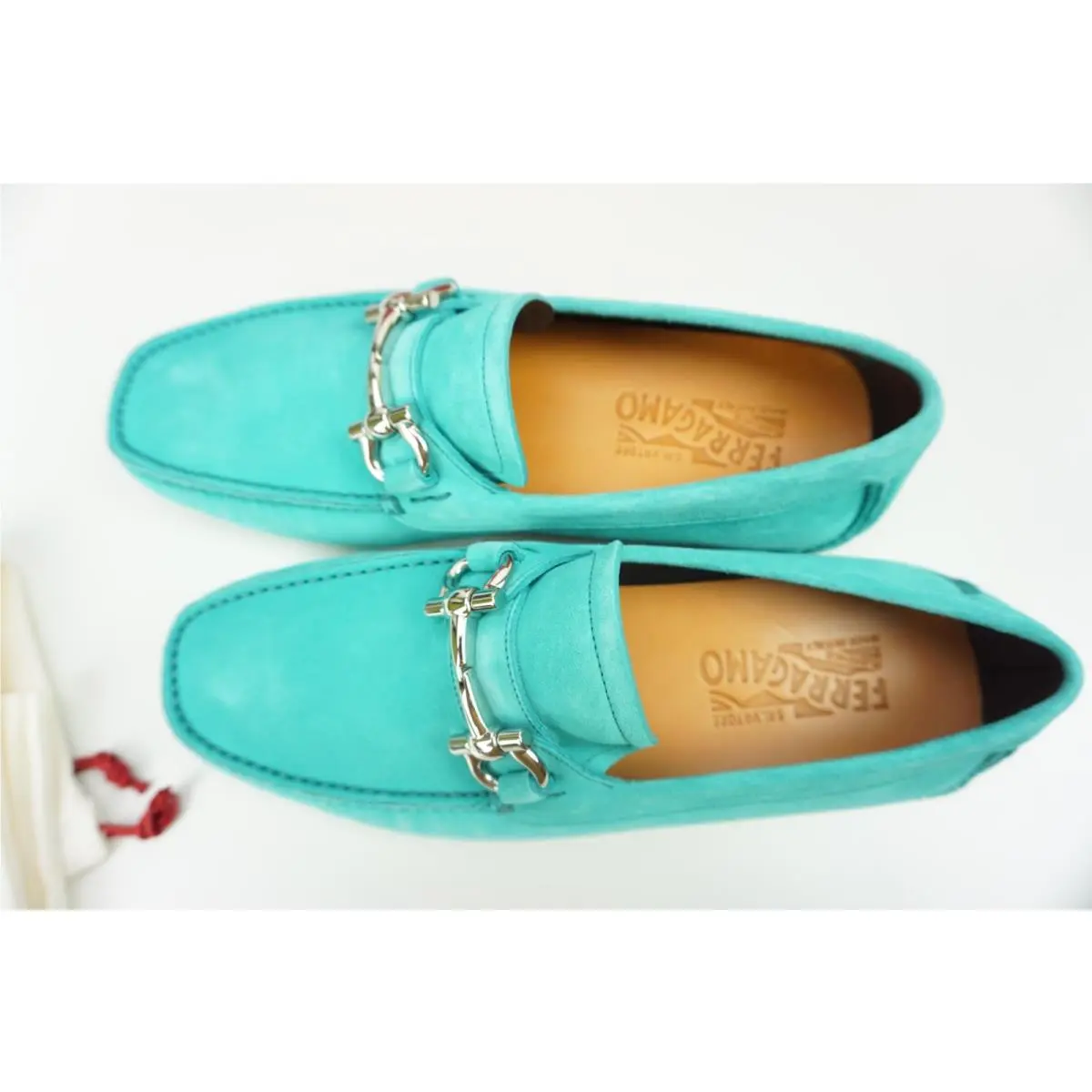 Salvatore Ferragamo shoes - teal 4