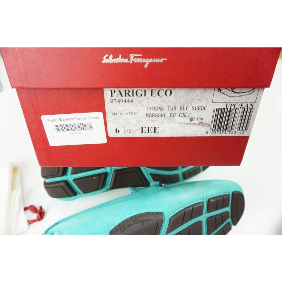 Salvatore Ferragamo shoes - teal 7