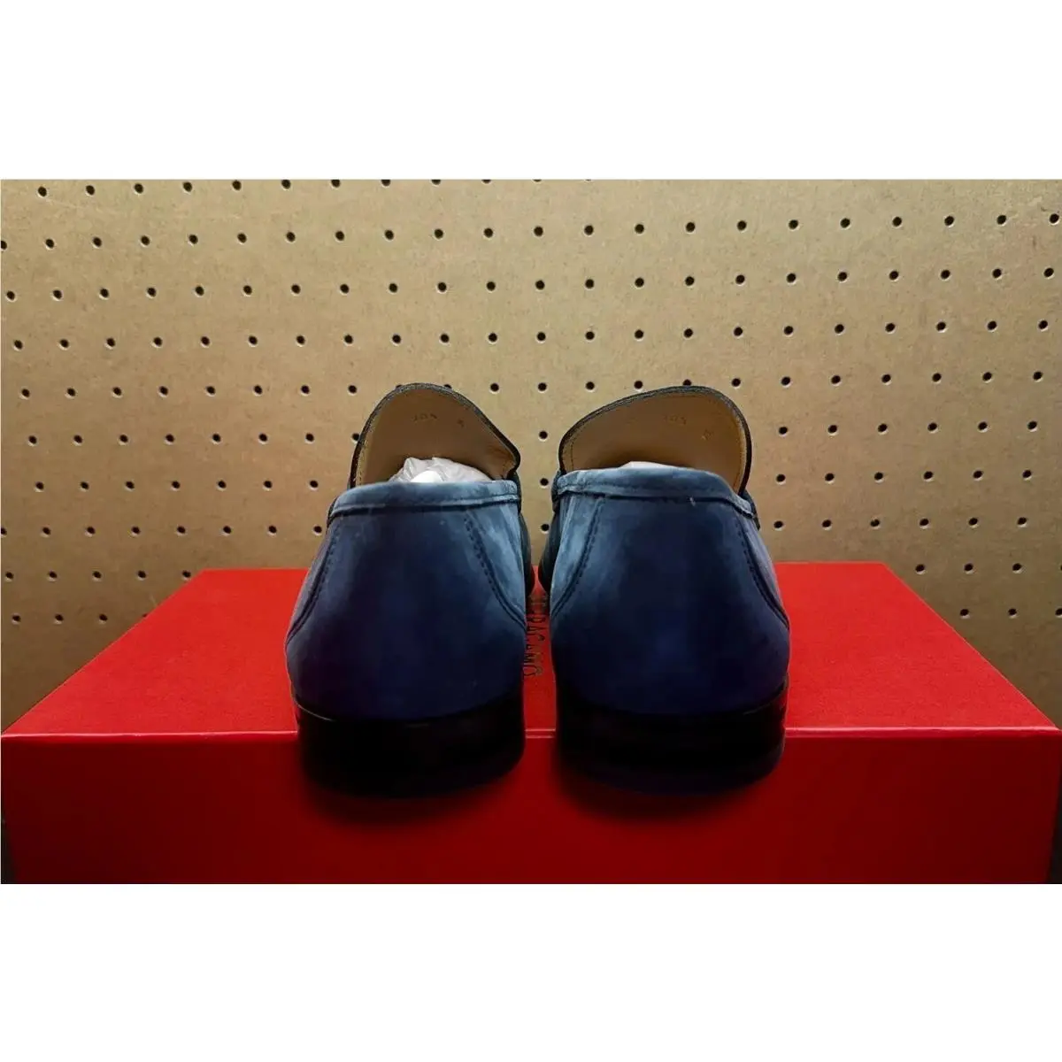Salvatore Ferragamo shoes - Grandioso Suede Loafers - Grandioso Suede Loafers - Blue 3