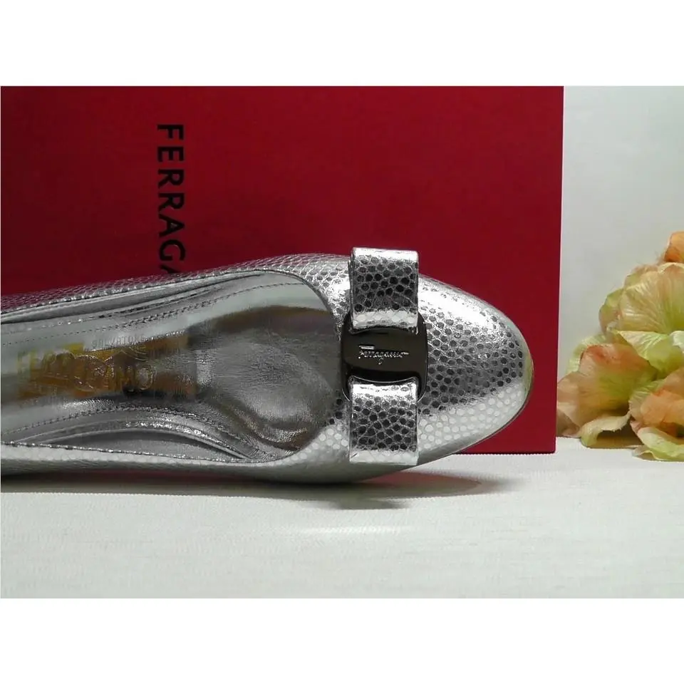 Salvatore Ferragamo shoes - Salvatore Ferragamo Varina - Varina - Silver 3
