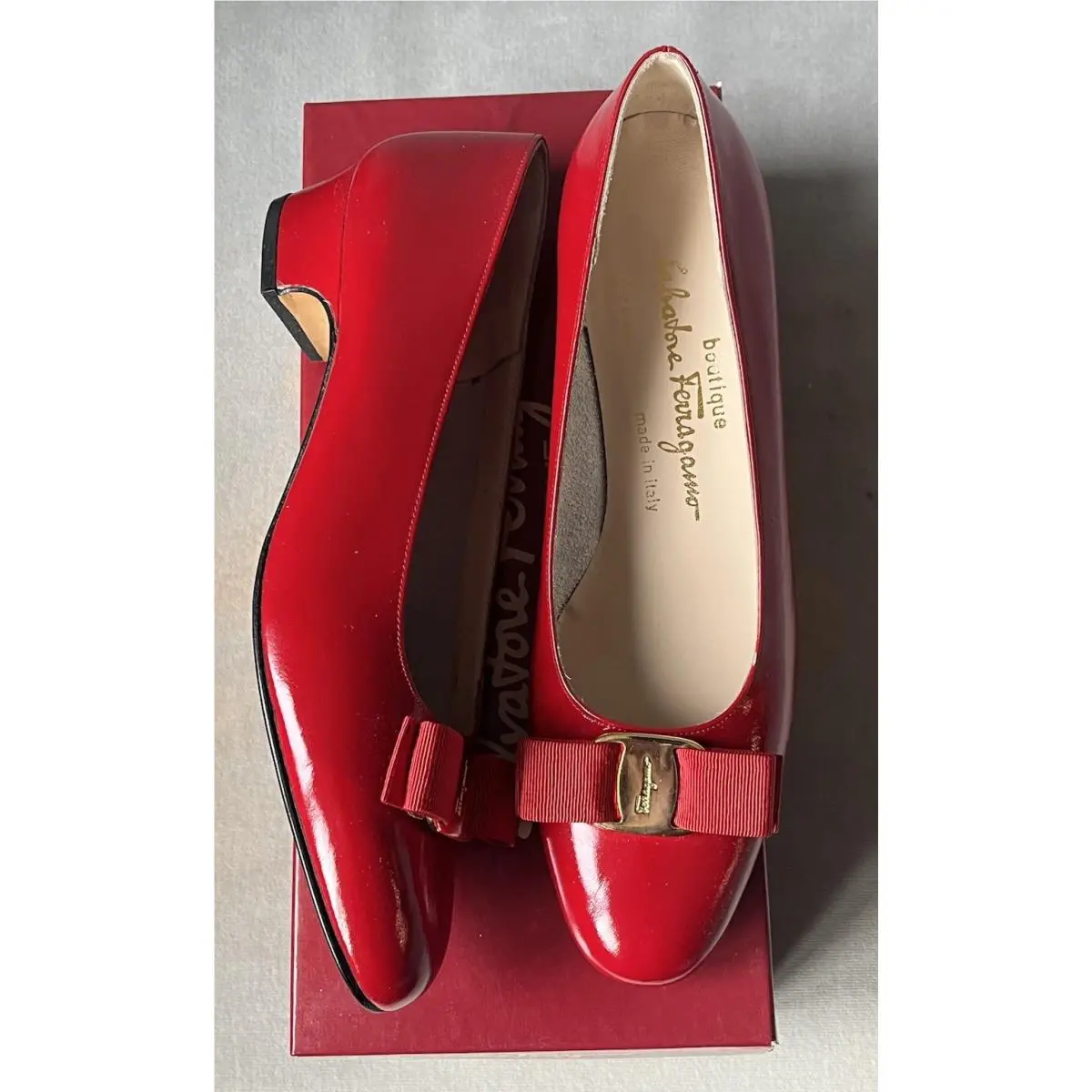 Salvatore Ferragamo shoes - Salvatore Ferragamo Vara - Vara - Red 1