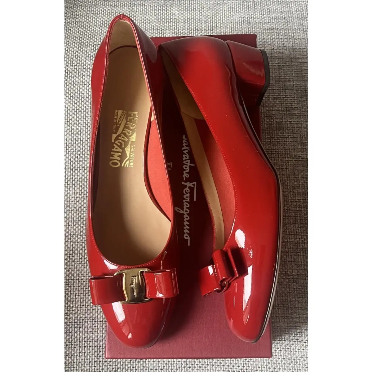 Salvatore Ferragamo shoes - Salvatore Ferragamo Vara - Vara - Red 0