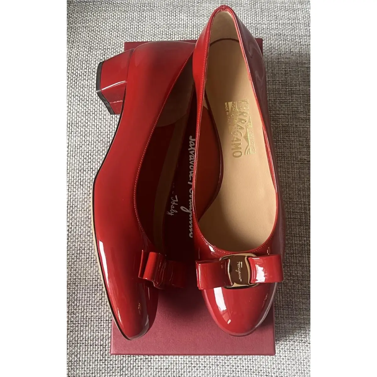 Salvatore Ferragamo shoes - Salvatore Ferragamo Vara - Vara - Red 1