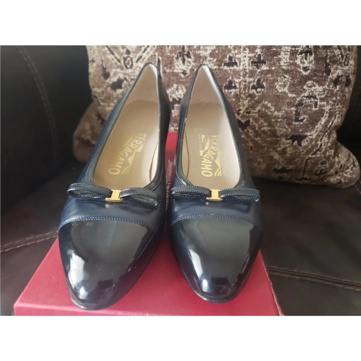 Salvatore Ferragamo shoes - Salvatore Ferragamo Vara - Vara - Blue 5