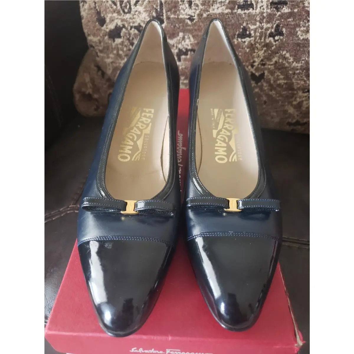 Salvatore Ferragamo shoes - Salvatore Ferragamo Vara - Vara - Blue 6