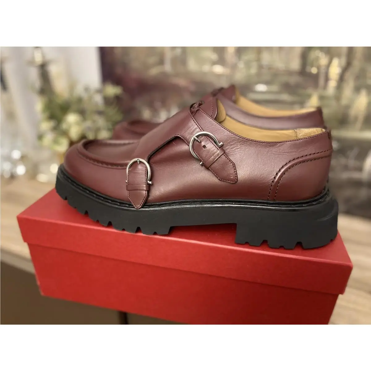 Salvatore Ferragamo shoes - gionny 2 - gionny - burgundy 3