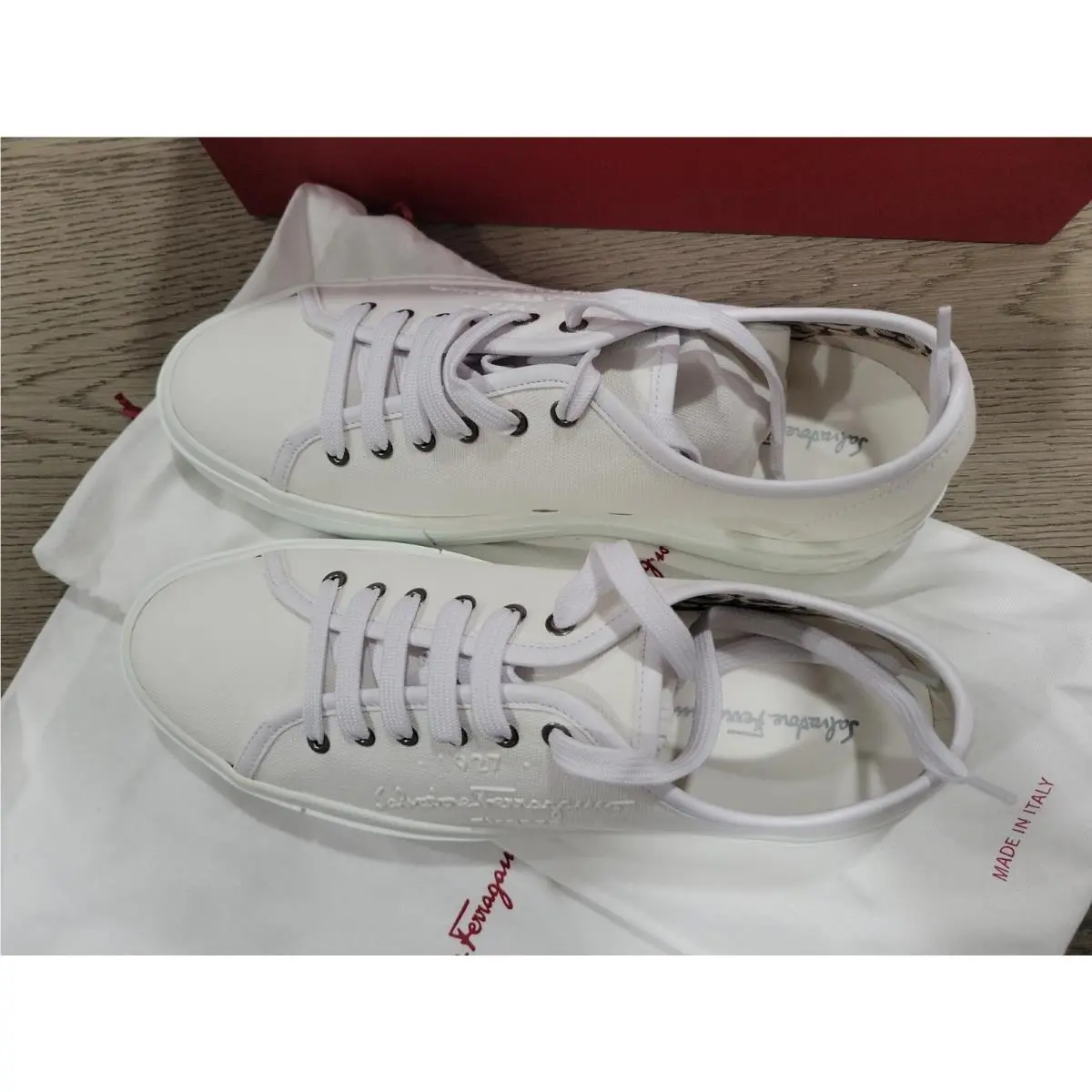 Salvatore Ferragamo shoes - White (UPC: 8057553673450) 1