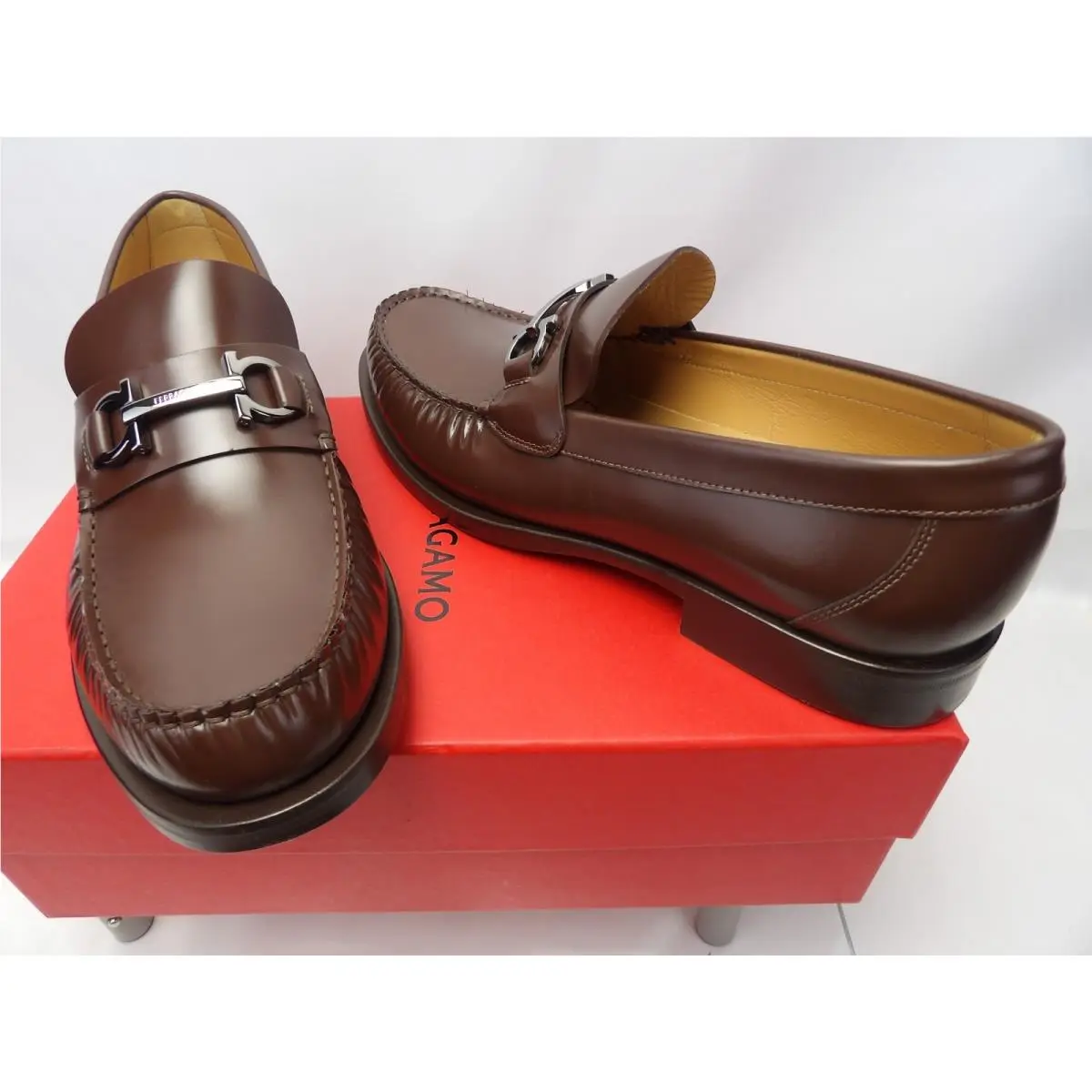 Salvatore Ferragamo shoes - FERRAGAMO FORT GANCINI BIT - FERRAGAMO FORT GANCINI BIT - Brown (UPC: 8058698930354) 2