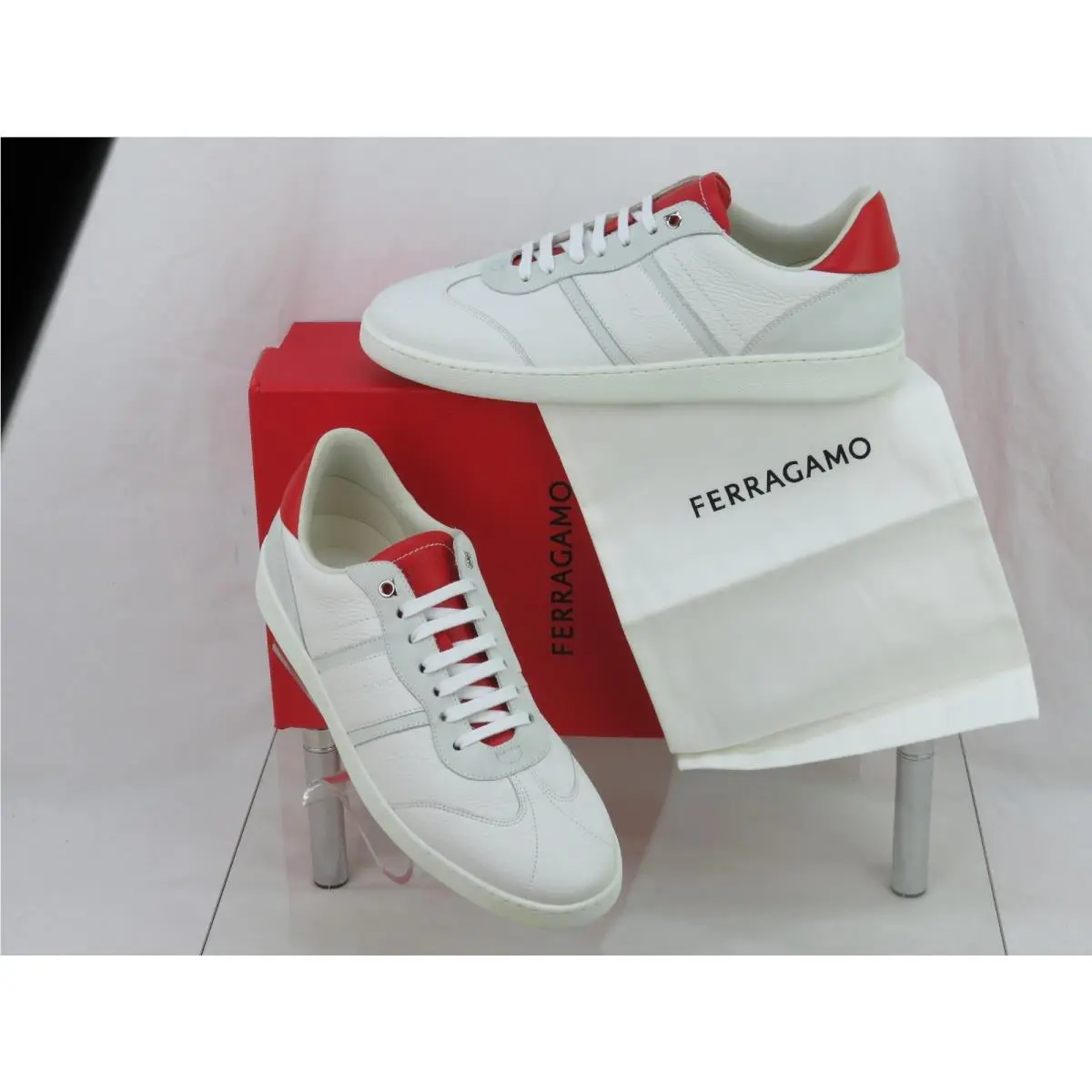 Salvatore Ferragamo shoes - FERRAGAMO ACHILLE 1 - FERRAGAMO ACHILLE - 762261 - White (UPC: 8056283334587) 1
