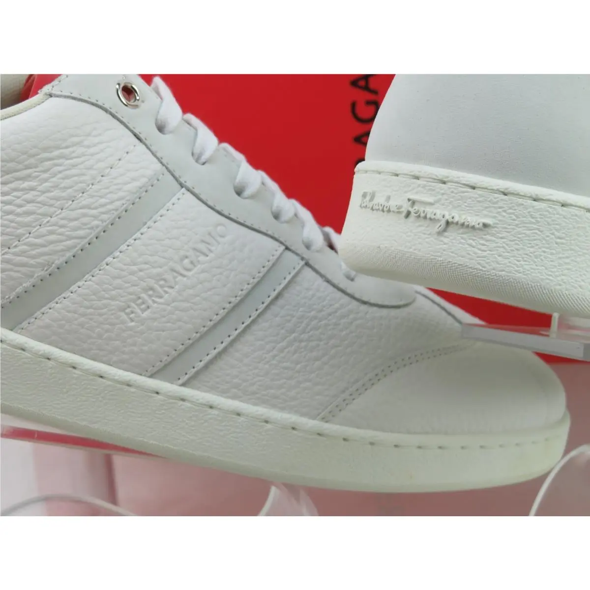 Salvatore Ferragamo shoes - FERRAGAMO ACHILLE 1 - FERRAGAMO ACHILLE - 762261 - White (UPC: 8056283334587) 5