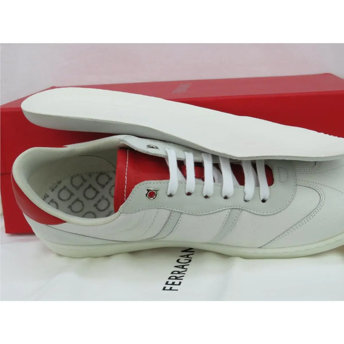 Salvatore Ferragamo shoes - FERRAGAMO ACHILLE 1 - FERRAGAMO ACHILLE - 762261 - White (UPC: 8056283334587) 7
