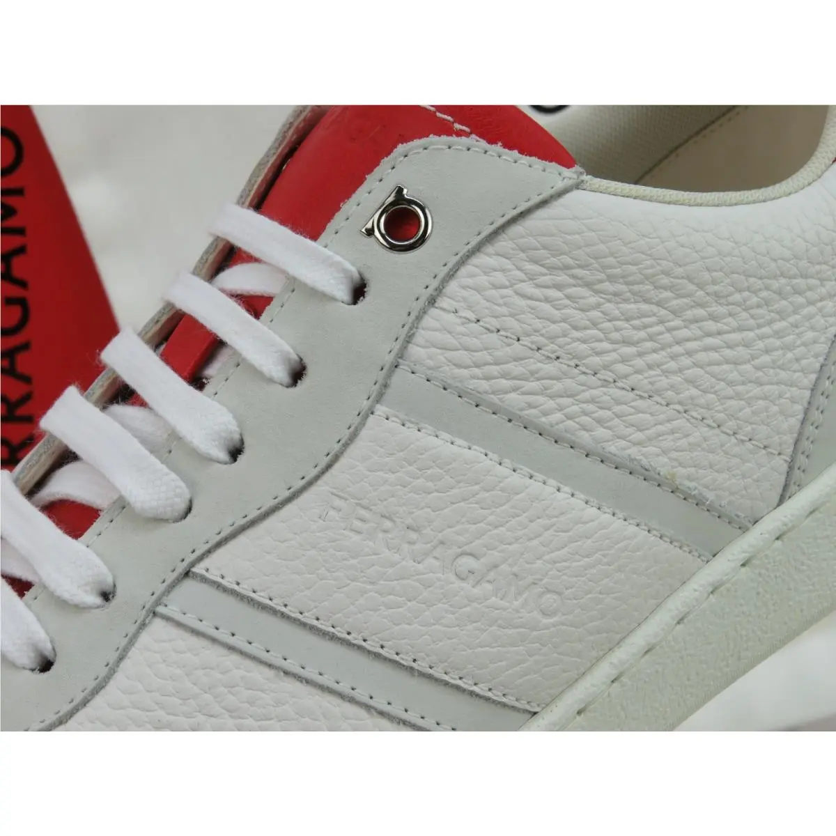 Salvatore Ferragamo shoes - FERRAGAMO ACHILLE 1 - FERRAGAMO ACHILLE - 762261 - White (UPC: 8056283334587) 2
