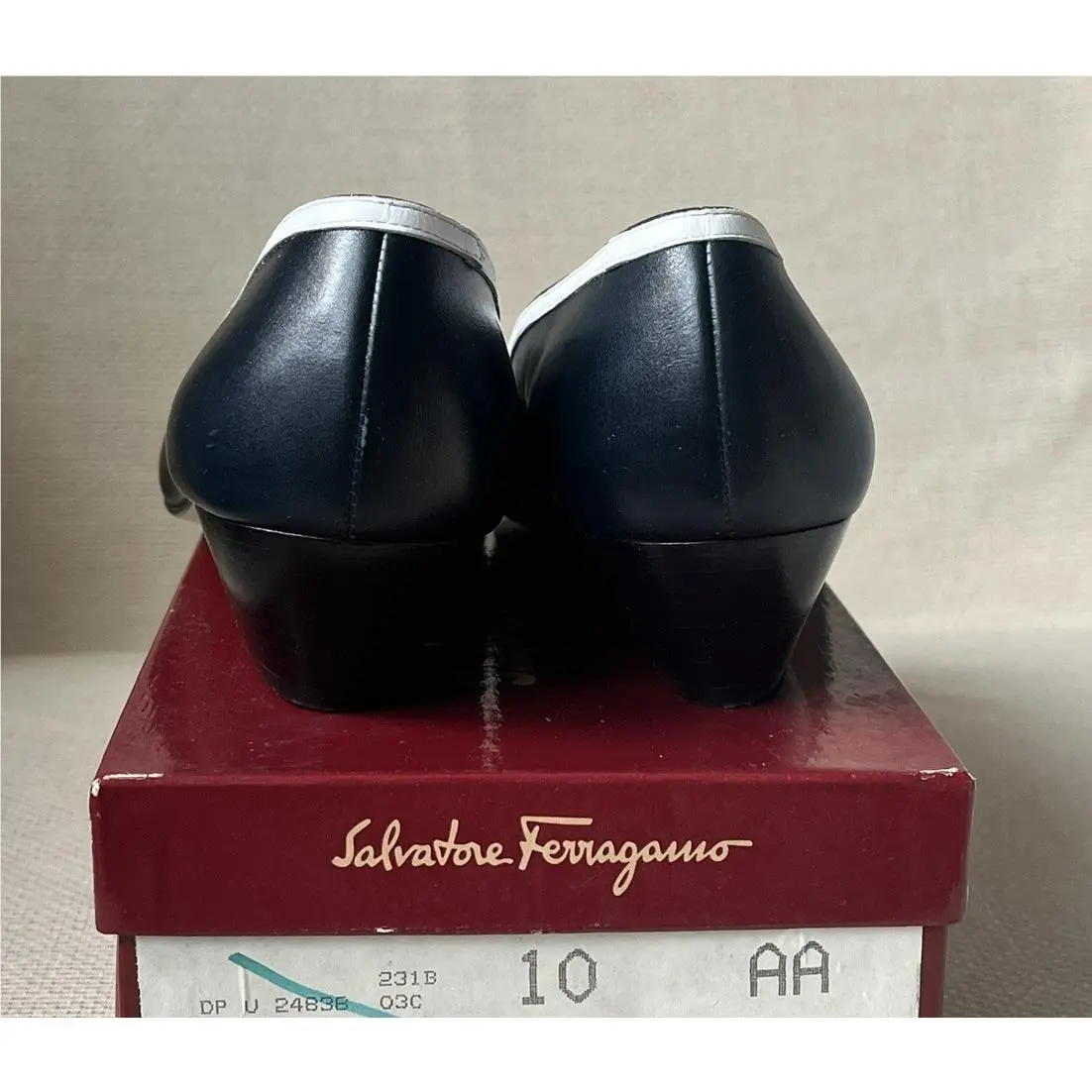 Salvatore Ferragamo shoes - Salvatore Ferragamo Vara - Vara - Blue 3