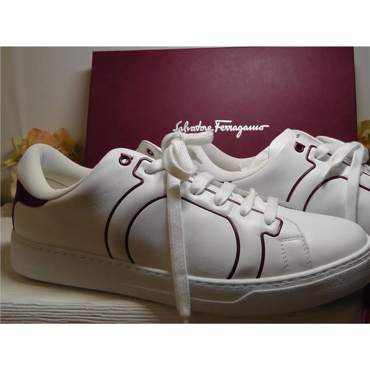 Salvatore Ferragamo shoes - Liberty - Liberty - White/Red 1