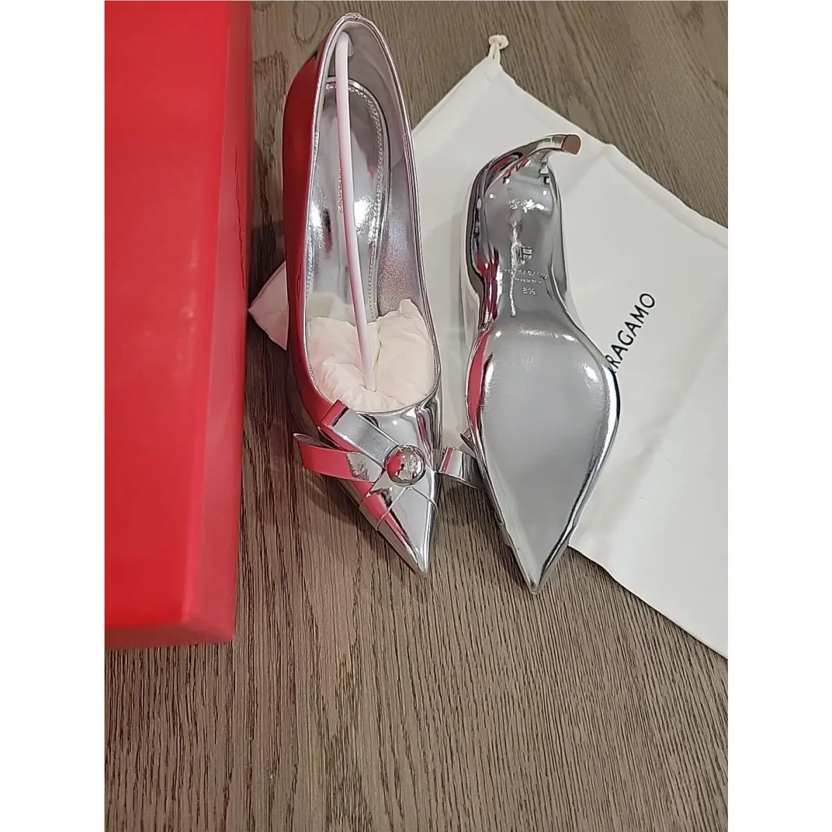 Salvatore Ferragamo shoes - Silver 4