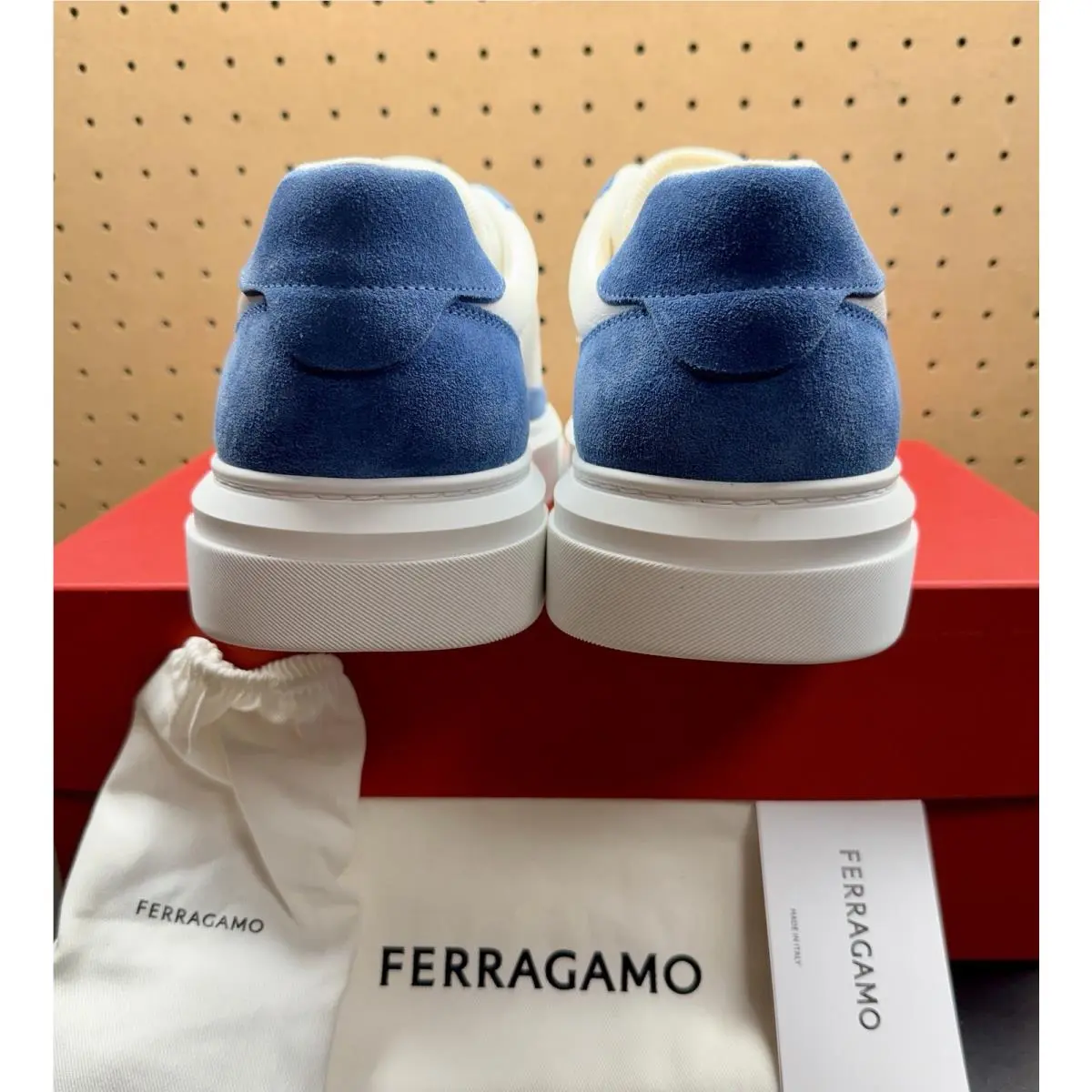 Salvatore Ferragamo shoes - White Blue 2