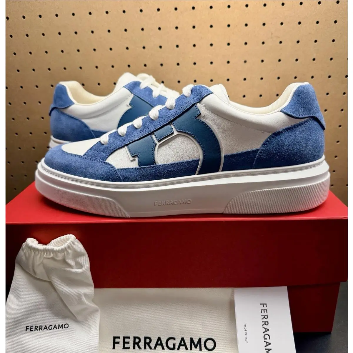 Salvatore Ferragamo shoes - White Blue 0