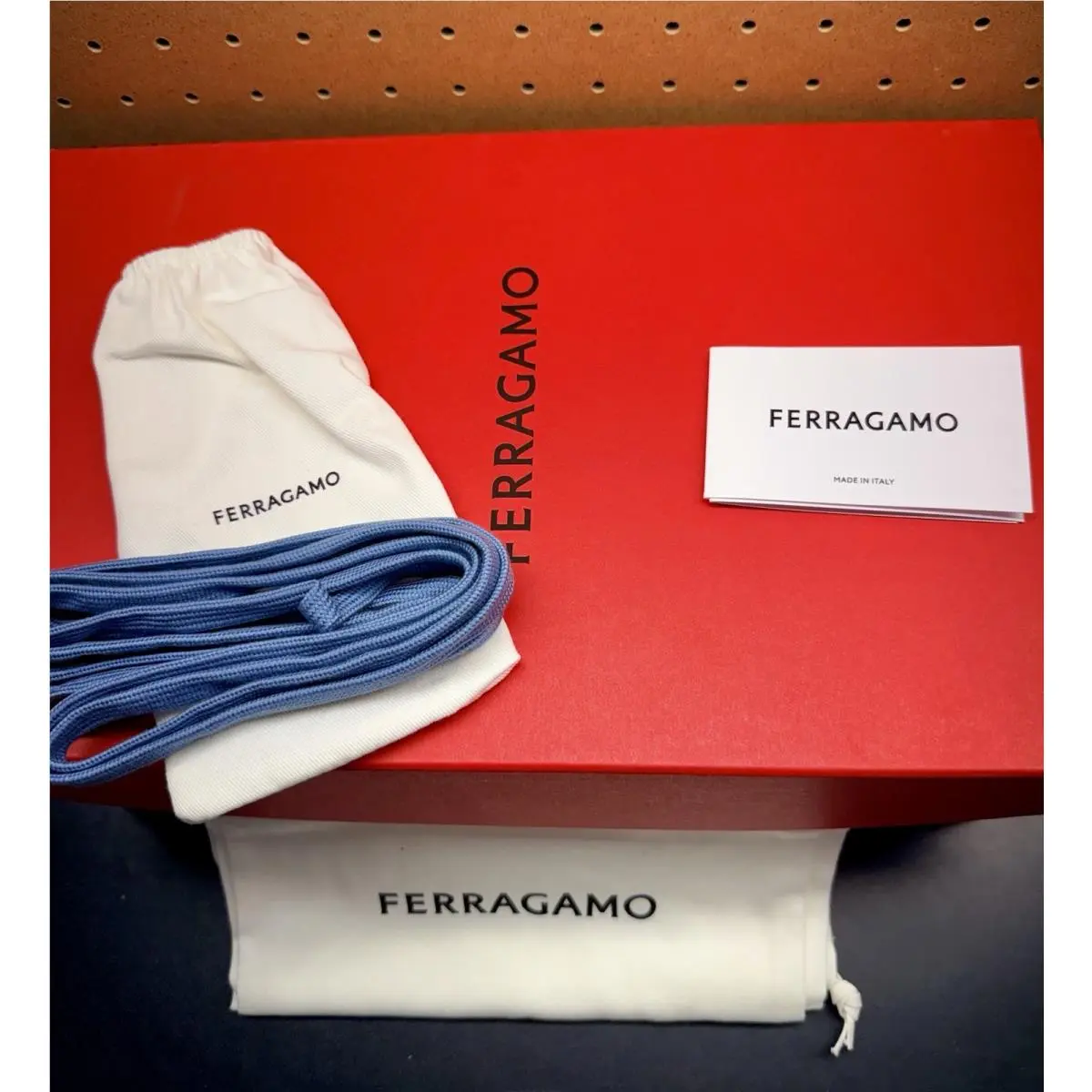Salvatore Ferragamo shoes - White Blue 4