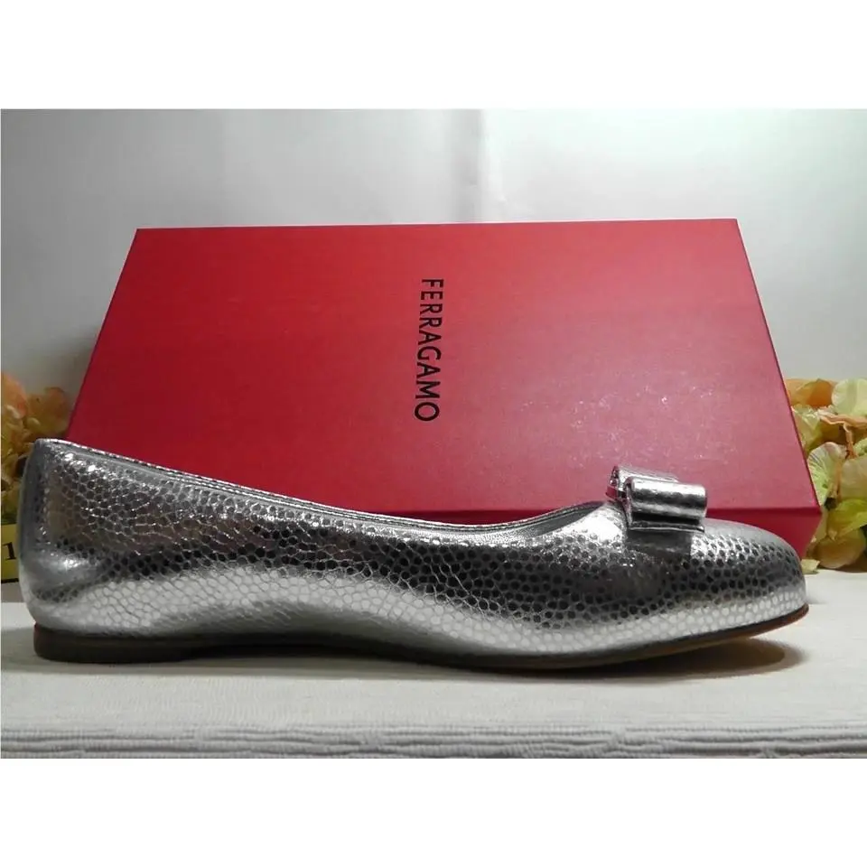 Salvatore Ferragamo shoes - Salvatore Ferragamo Varina - Varina - Silver 5