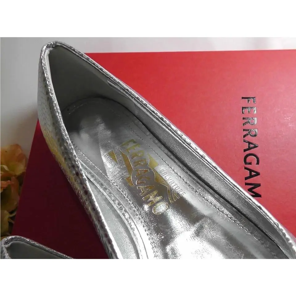 Salvatore Ferragamo shoes - Salvatore Ferragamo Varina - Varina - Silver 16