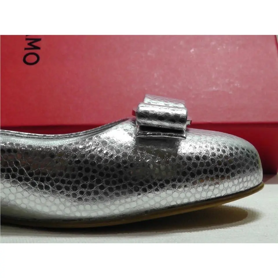 Salvatore Ferragamo shoes - Salvatore Ferragamo Varina - Varina - Silver 6