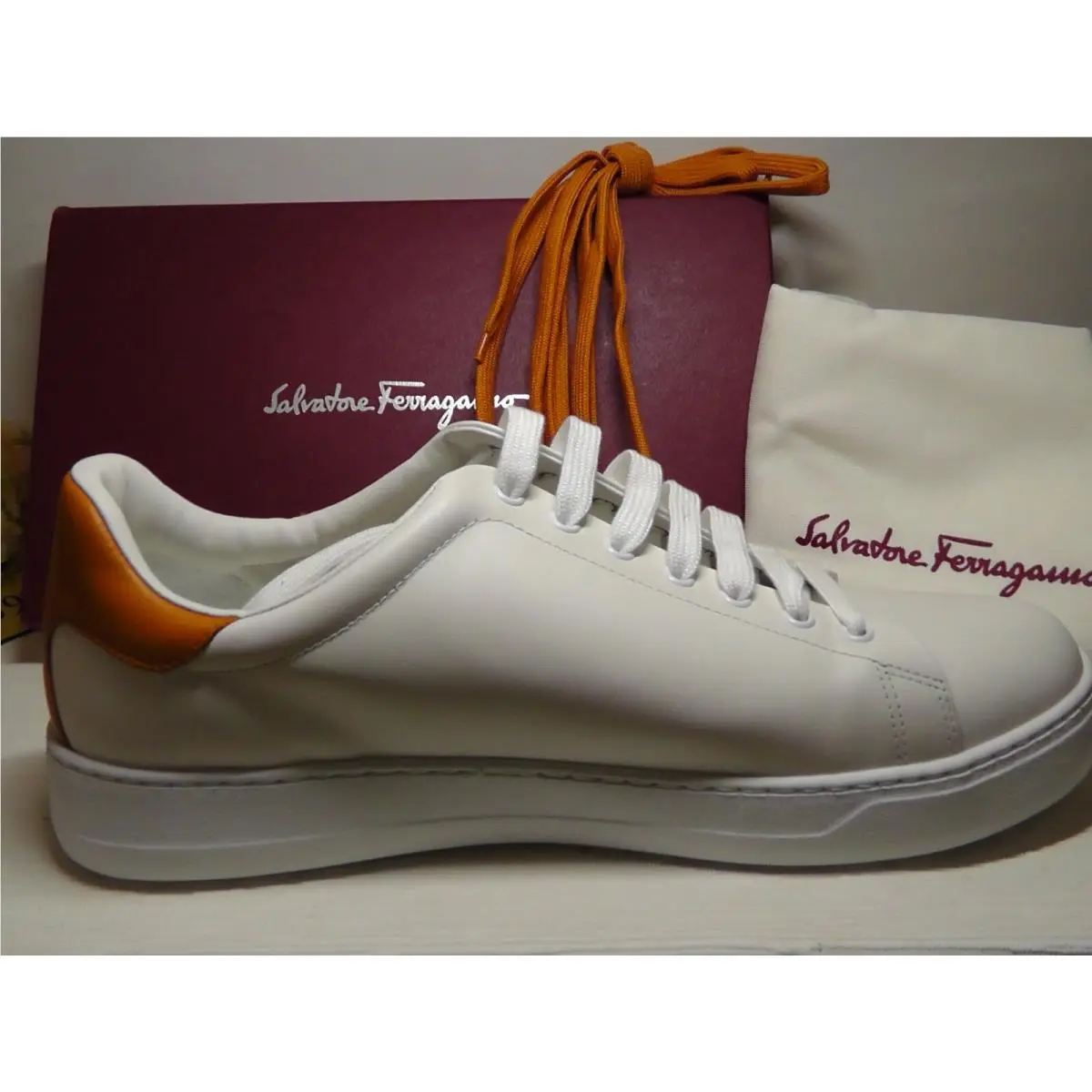Salvatore Ferragamo shoes - Salvatore Ferragamo NUMBER - NUMBER - White/Orange 2