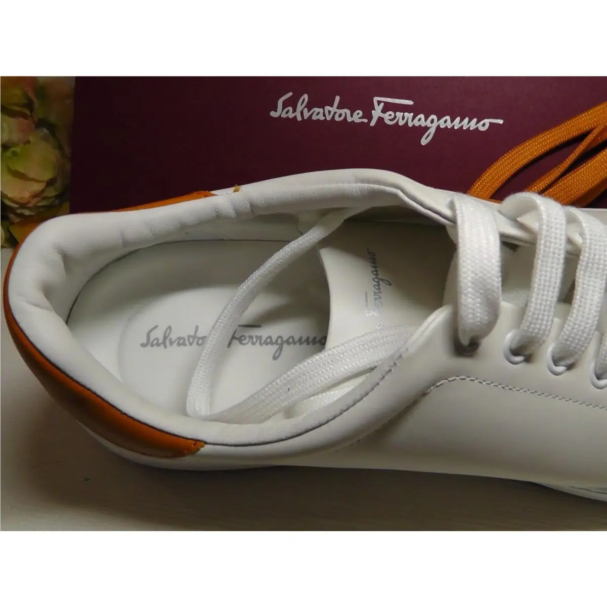 Salvatore Ferragamo shoes - Salvatore Ferragamo NUMBER - NUMBER - White/Orange 4