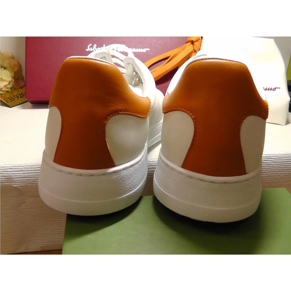 Salvatore Ferragamo shoes - Salvatore Ferragamo NUMBER - NUMBER - White/Orange 5
