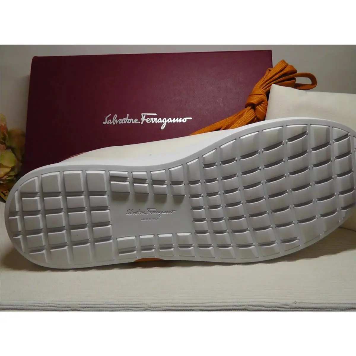 Salvatore Ferragamo shoes - Salvatore Ferragamo NUMBER - NUMBER - White/Orange 6