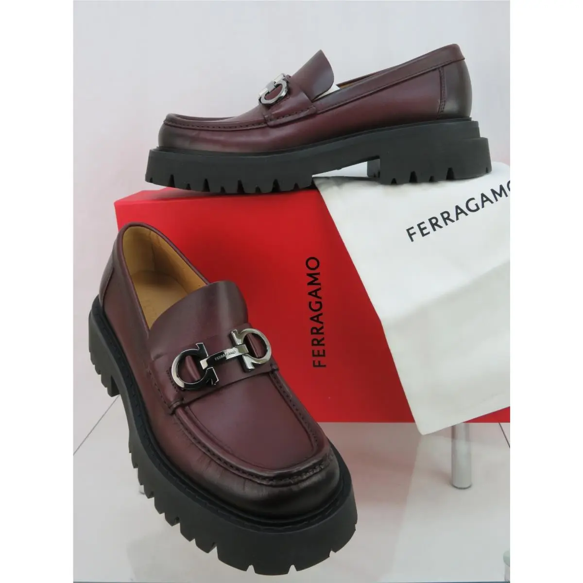 Salvatore Ferragamo shoes - FLORIAN - FLORIAN - BURGUNDY (UPC: 8058698930354) 3