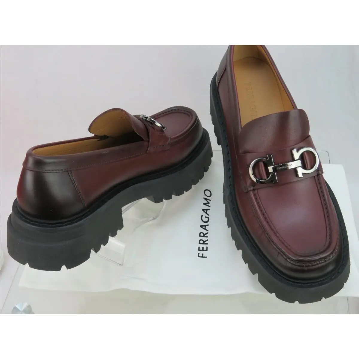Salvatore Ferragamo shoes - FLORIAN - FLORIAN - BURGUNDY (UPC: 8058698930354) 5