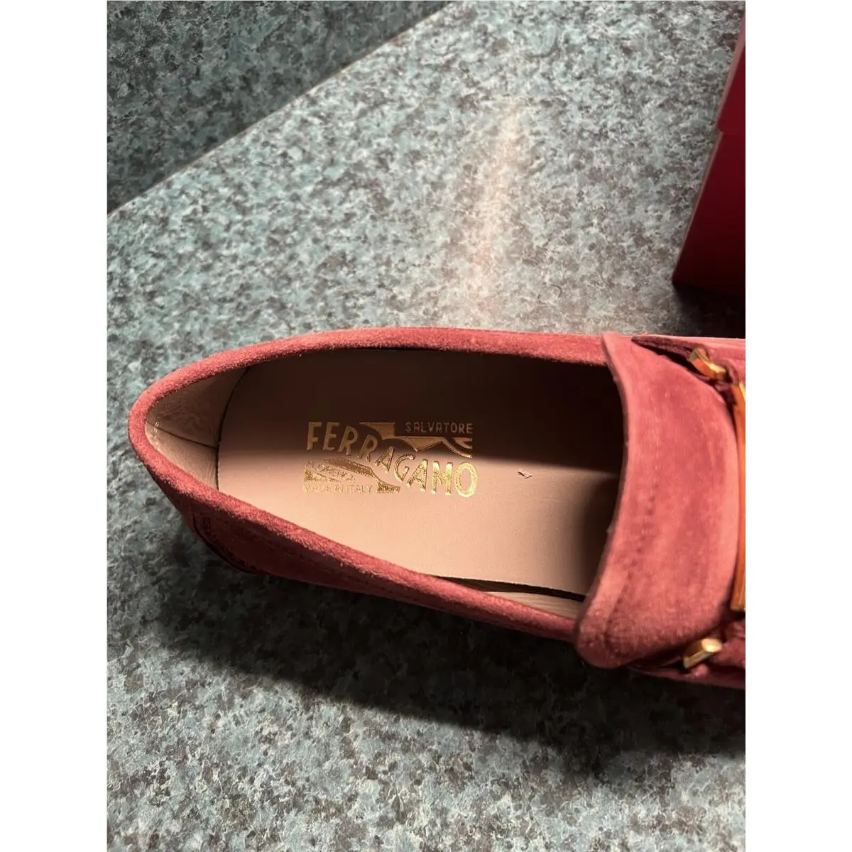 Salvatore Ferragamo shoes - Peter - Peter - Red, Main: Brown (UPC: 8057553251207) 8