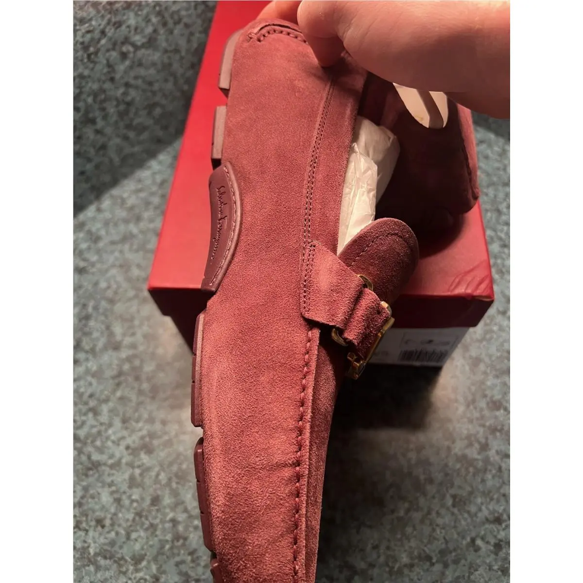 Salvatore Ferragamo shoes - Peter - Peter - Red, Main: Brown (UPC: 8057553251207) 7