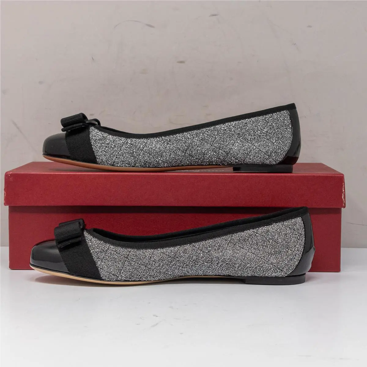 Salvatore Ferragamo shoes - Varina 1cm - Varina - 0707836 - Silver (UPC: 8056744915089) 1