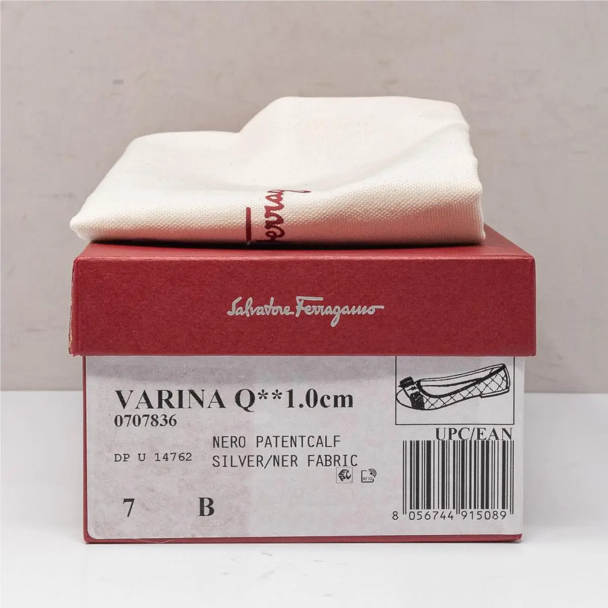 Salvatore Ferragamo shoes - Varina 1cm - Varina - 0707836 - Silver (UPC: 8056744915089) 5